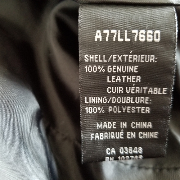 Real Leather Jacket XS - Picture 10 of 10